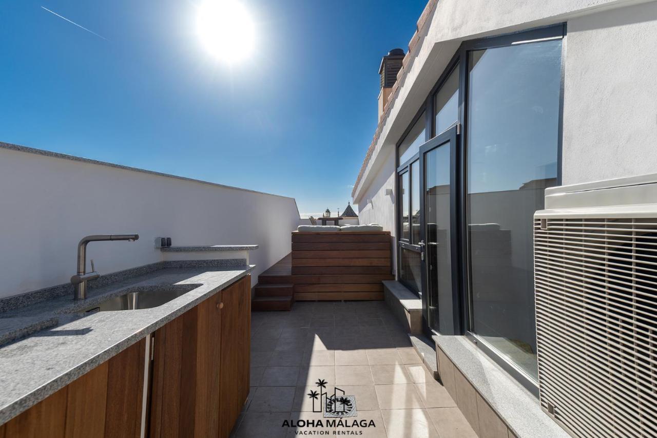 马拉加Luxury Duplex With Pool And Padel Court In Town公寓 外观 照片